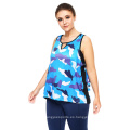 Camiseta de fitness para mujeres de chaleco deportivo transpirable Fitness Yoga Femenina Folsa Topo redondo